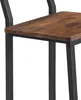 A close-up view of the seat and legs of a bar stool. Podgląd zdjęcia produktu