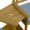 Doppel Gartenbank mit Tisch Loveseat Wetterfest 2-Sitzer Produktbild-Vorschau 6