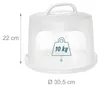 Pojemnik na torty Relaxdays, bardzo wysoki, do 10 kg, Podgląd zdjęcia produktu 4