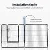 IvoQ Parc pour Chiots – Enclos pour Chiens – 8 Panneaux – Voir les images du produit 3
