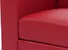 Fauteuil lounge Lille ~ cuir, rouge Voir les images du produit 11