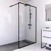 Walk In Aurlane 120 cm Profil schwarz Klarglas Reversibel Produktbild-Vorschau 1