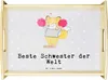 Mr. & Mrs. Panda tablett holz Fuchs Beste Schwester der Produktbild-Vorschau 1