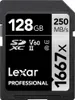 Lexar SDXC, 128 GB, 128 GB, SDXC, Tda 10, UHS-II, 250 MB/s, Náhled obrázku produktu 1