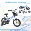 COSTWAY 14 Zoll Kinderfahrrad mit Korb, höhenverstellbarem Produktbild-Vorschau 8