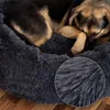 lionto Donut Hundebett, rundes Hundesofa mit Plüschbezug & Produktbild-Vorschau 10