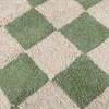Volero - Dywan okrągły Retro - Gambit Zielony/Biały - Ø 120 Podgląd zdjęcia produktu 5