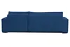 Rear view of a blue sectional sofa. Produktbild-Vorschau