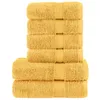 vidaXL 6 szt. Zestaw ręczników premium SOLUND Golden 600 Podgląd zdjęcia produktu 1
