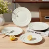 Keramik Teller Set 4-teilig Ø21,4 cm mit Matt-Glasur, Produktbild-Vorschau 6