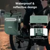 Borsa portapacchi Wiltec verde, zaino portabici da 20 l, Anteprima dell’immagine prodotto 6