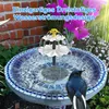 Solar Springbrunnen Pumpe 6W mit Akku 1500mAh, 12 LED & 9 Produktbild-Vorschau 7