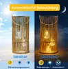 formano Solarlaterne Außen Garten Rattan-Look Laterne 3 LED Produktbild-Vorschau 3