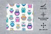 MuchoWow® Mauspad Mousepad Regenbogen - Eule - Cartoon Produktbild-Vorschau 3