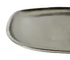 Piatto decorativo in metallo argento Ciotola decorativa Anteprima dell’immagine prodotto 6