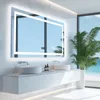 Vrygle LED Badspiegel 140x70cm mit Beleuchtung, Bluetooth, Produktbild-Vorschau 6