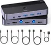 Ugreen Kvm Schalter Cm664 Hdmi Schalter 2W1 - Schwarz Produktbild-Vorschau 3