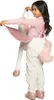 O5441 weiß-rosa Kinder Junge Mädchen Einhorn Kostüm Produktbild-Vorschau 2