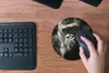MuchoWow® Mauspad Mousepad Tierprofil Gorilla in schwarz Produktbild-Vorschau 4