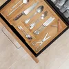 Portaposate Relaxdays, 5–7 scomparti, inserto estraibile Anteprima dell’immagine prodotto 4