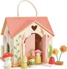 Tender Leaf Toys Puppenhaus Villa Rose, mit Inhalt, Anteprima dell’immagine prodotto 1