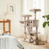 A cat tree in a bedroom setting with two cats. Anteprima dell’immagine prodotto