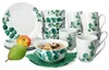 Eukalyptus 18dílná snídaňová sada porcelán 6 osob talíř Náhled obrázku produktu 1