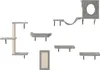 Parete di arrampicata Sdraio per gatti Sdraio per gatti Anteprima dell’immagine prodotto 11