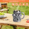 V8 Motoren Edelstahlbecher, für Zuhause, Büro, Reisen, Produktbild-Vorschau 7