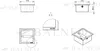 Technical drawings and dimensions of a recessed toilet paper holder. Produktbild-Vorschau
