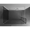 Mexen Kioto Duschwand Walk-in 100 x 90 x 40 cm, schwarzes Produktbild-Vorschau 4