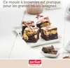 Brownieform Black Metallic, 27x26x5 cm Produktbild-Vorschau 6