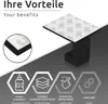 ECENCE 2x crochet à serviette sans percer autocollant noir Voir les images du produit 6