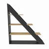 Skye Decor, Pisagor - Zwart, Eikenhout, Boekenkast, Zwart, Productafbeelding-voorbeeld 5