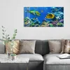 DEQORI Glasbild Echtglas 100x50 cm 'Unterwasserwelten' Produktbild-Vorschau 3