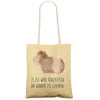 Mr. & Mrs. Panda Tote Bag Meerschweinchen Weisheit - Gelb Produktbild-Vorschau 2