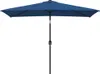vidaXL Sonnenschirm mit Metall-Mast 300x200 cm Azurblau Produktbild-Vorschau 1