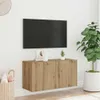 vidaXL TV nástěnná skříňka Artisan dub 80x30x41 cm Náhled obrázku produktu 3