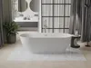 Mexen Roxy freistehende Badewanne 180 x 85 cm, weiß, mit Produktbild-Vorschau 2