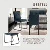 byLIVING Esszimmerstuhl Talea 2er-Set, Metall schwarz, Produktbild-Vorschau 5