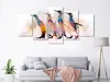 Italienischer Leinwand Leinwandbild - Penguin Wandering (5 Produktbild-Vorschau 2