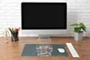 MuchoWow® Mauspad Mousepad Jahrgang - Skelett - Baseball Produktbild-Vorschau 4