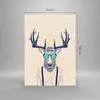 Bilder auf glas - Einteilig - Hirsch Abstraktion - 70x100cm Produktbild-Vorschau 3