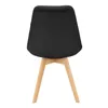 ML-Design 4er Set Esszimmerstühle mit Rückenlehne, Schwarz, Produktbild-Vorschau 4