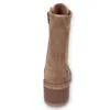 A single beige boot is shown from the back. Produktbild-Vorschau