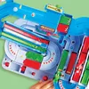 A close-up shot of a Super Mario-themed toy race track with toy cars. Produktbild-Vorschau