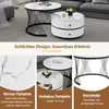 MODFU Couchtisch Wohnzimmertisch 2er Set für Wohnzimmer, Produktbild-Vorschau 8