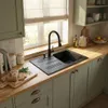 Granitan - Lavello in granito - Lavandino 77,5x43,5 cm - Anteprima dell’immagine prodotto 5