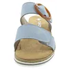 Rieker Mules - Sky Blue Faux Leather Veľkosť: 38 Regular Náhľad obrázku produktu 90