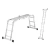 A multi-purpose ladder is shown in two configurations against a white background. Anteprima dell’immagine prodotto